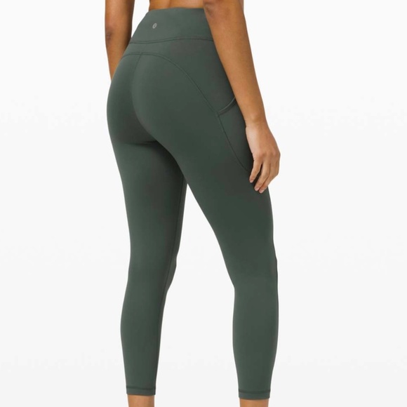 Lululemon Invigorate High-Rise Crop 23" in Smoked Spruce - Picture 3 of 10